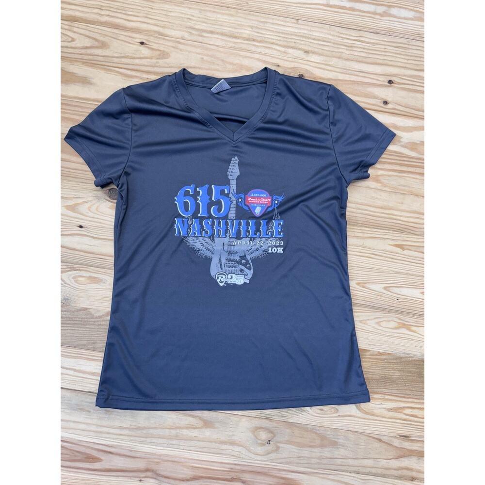 2023 615 Rock 'N' Roll Nashville Marathon & Half Marathon T-Shirt Size Women’s L